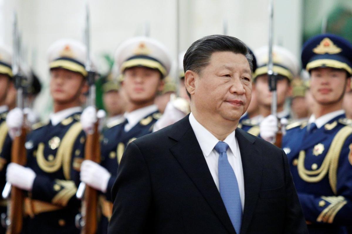 Chinese President Xi Jinping reviews the honour guard during a welcome ceremony with Suriname’s President Desi Bouterse (not pictured) at the Great Hall of the People in Beijing, China November 27, 2019. REUTERS/Florence Lo