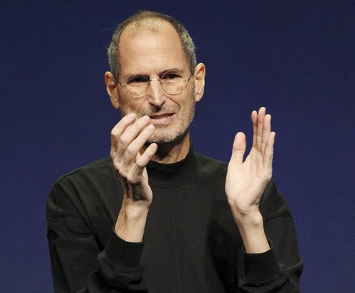 Steve Jobs, a la presentació de l’iPad 2, el 2 de març. Steve Jobs, a la presentació de l’iPad 2, el 2 de març.