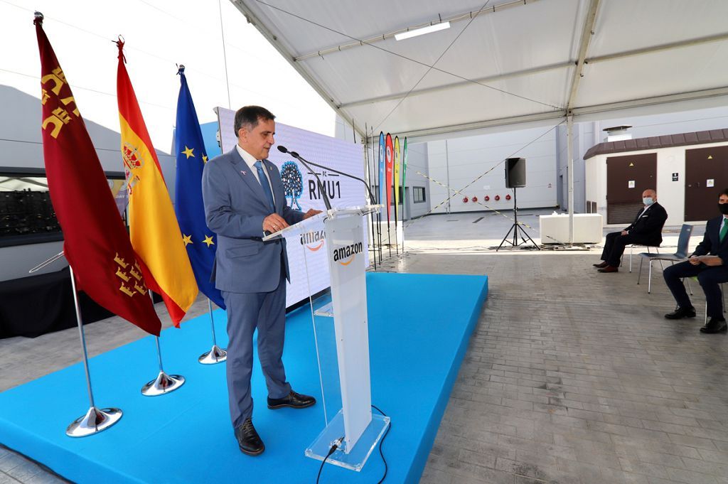 Inauguración del centro logístico de Amazon en Murcia