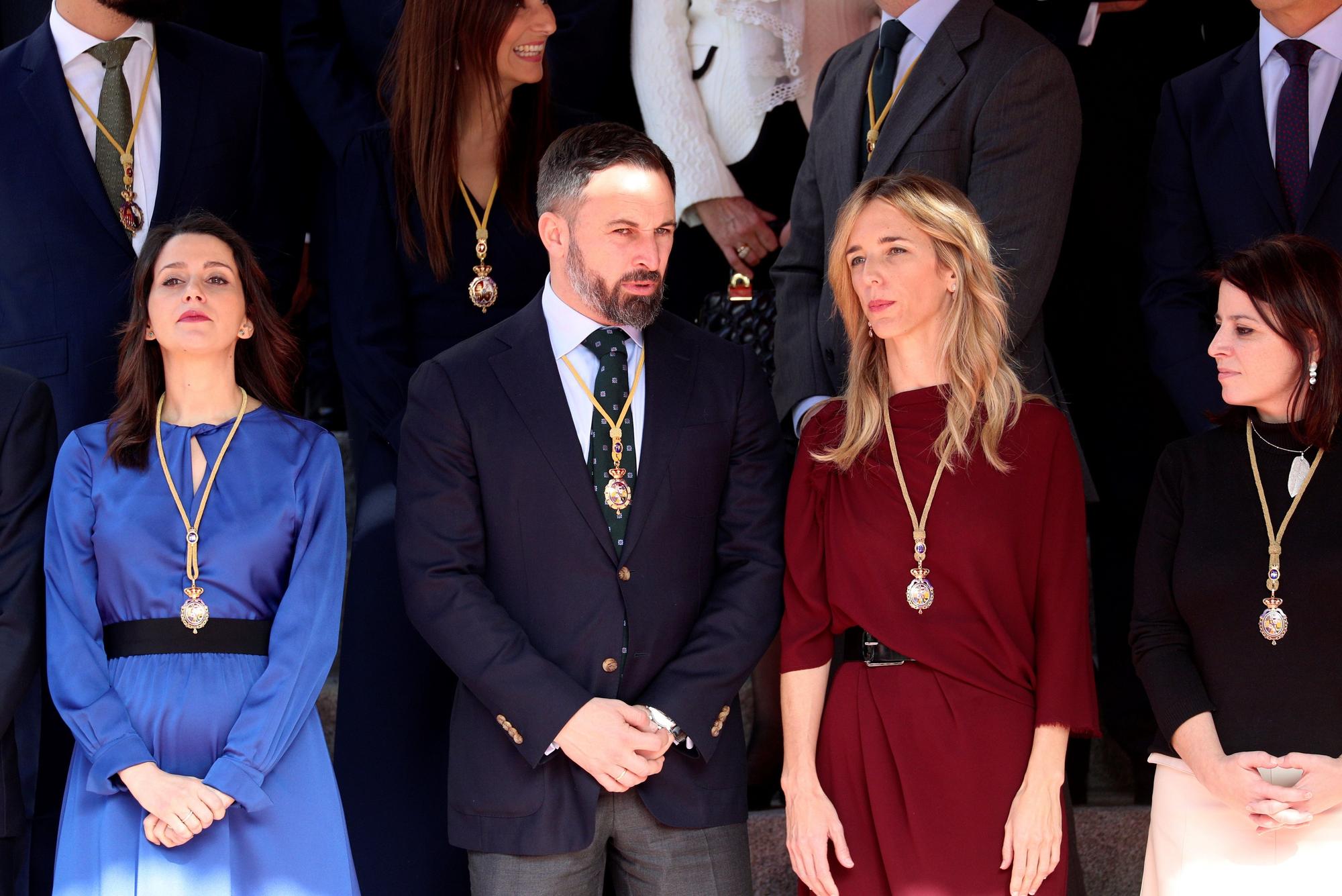 Inés Arrimadas y Santiago Abascal