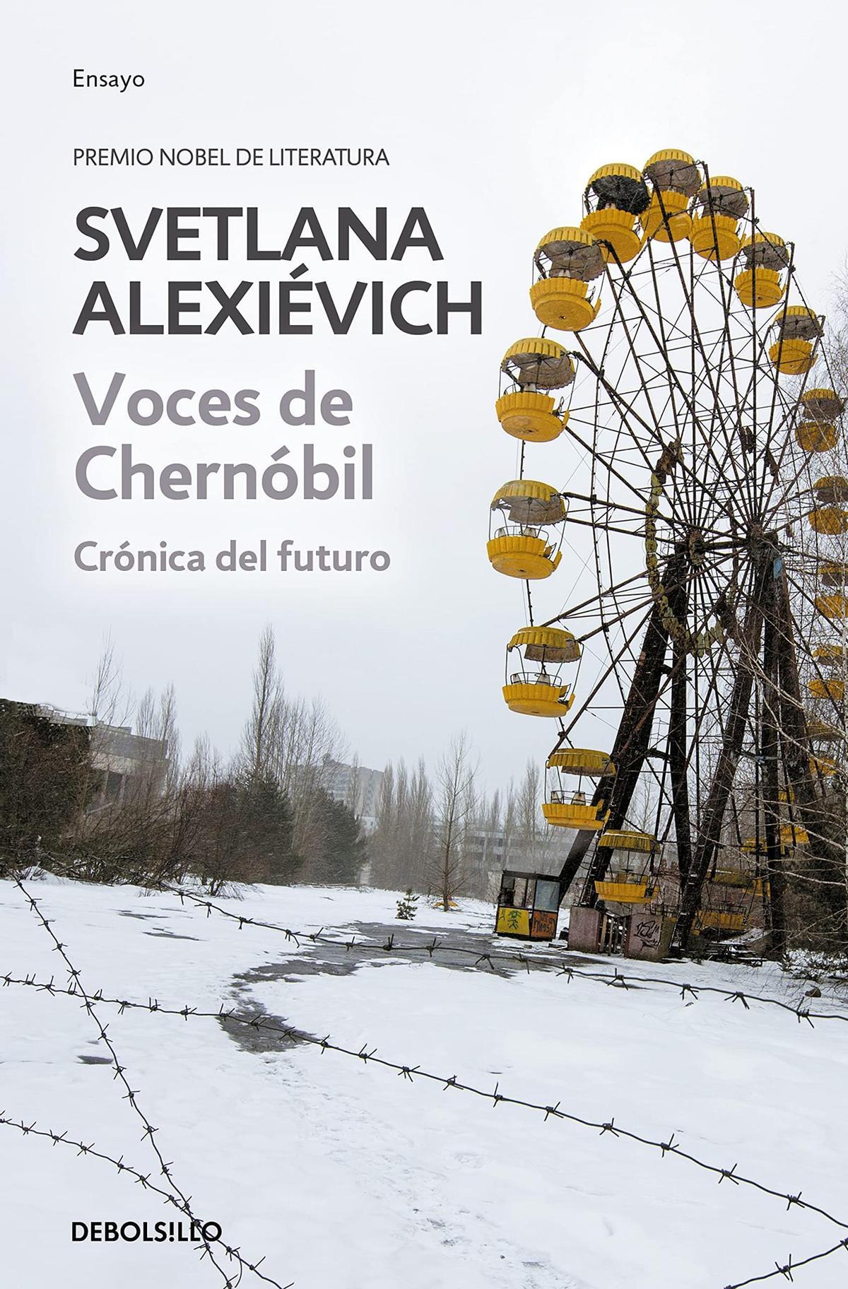 Portada del libro «Voces de Chernóbil» de