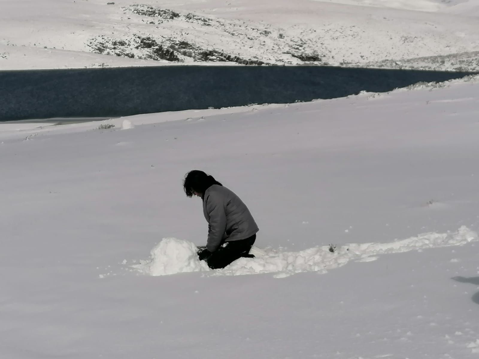 GALERÍA | Último sábado para disfrutar la nieve en la Laguna de Peces