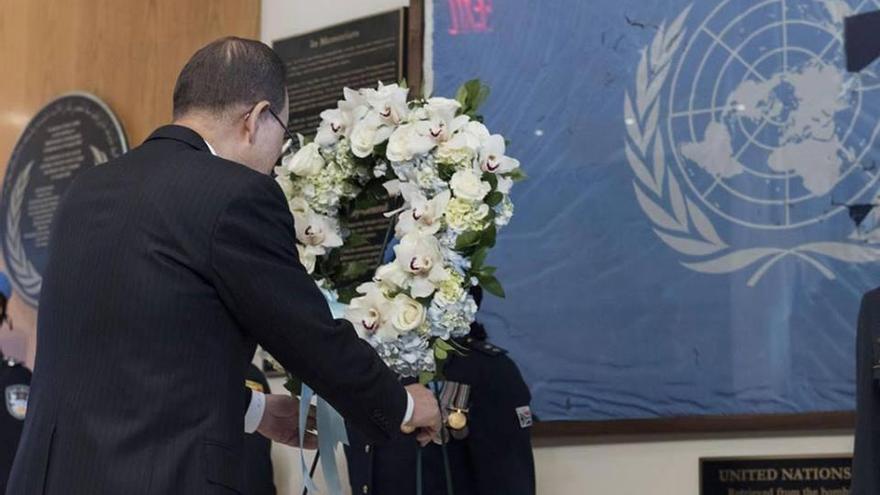 La ONU impone la medalla Dag Hammarskjöld al cabo Soria