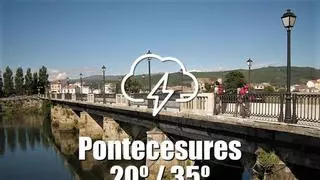 El tiempo en Pontecesures: previsión meteorológica para hoy, sábado 5 de septiembre