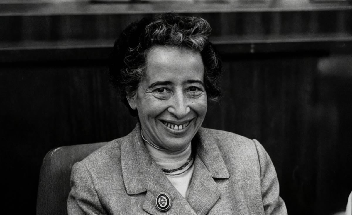 Una imagen de la filósofa germano-estadounidense Hannah Arendt, que dijo que "el mal puede ser banal"