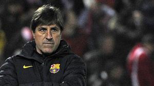 El tècnic blaugrana analitza el partit contra el Granada.