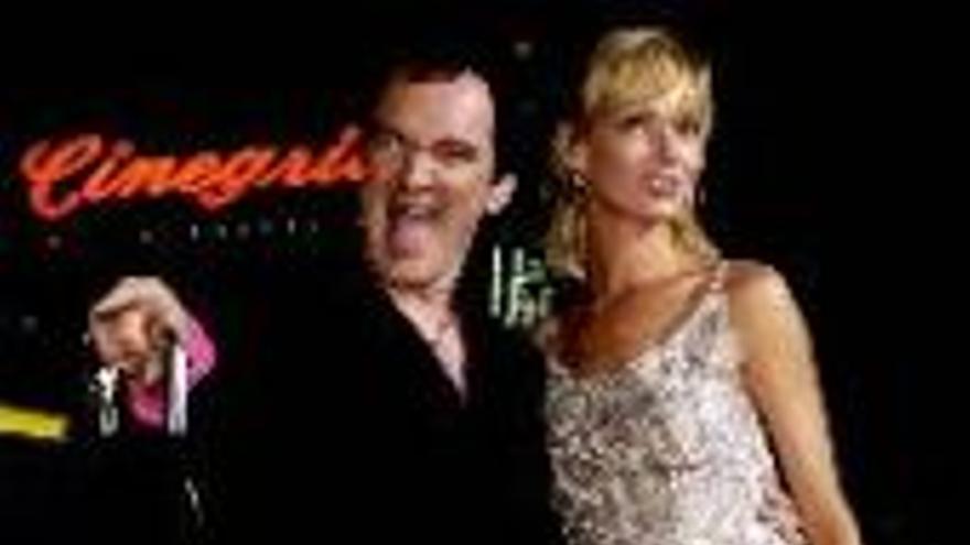 Quentin Tarantino se va de estreno con Uma Thurman