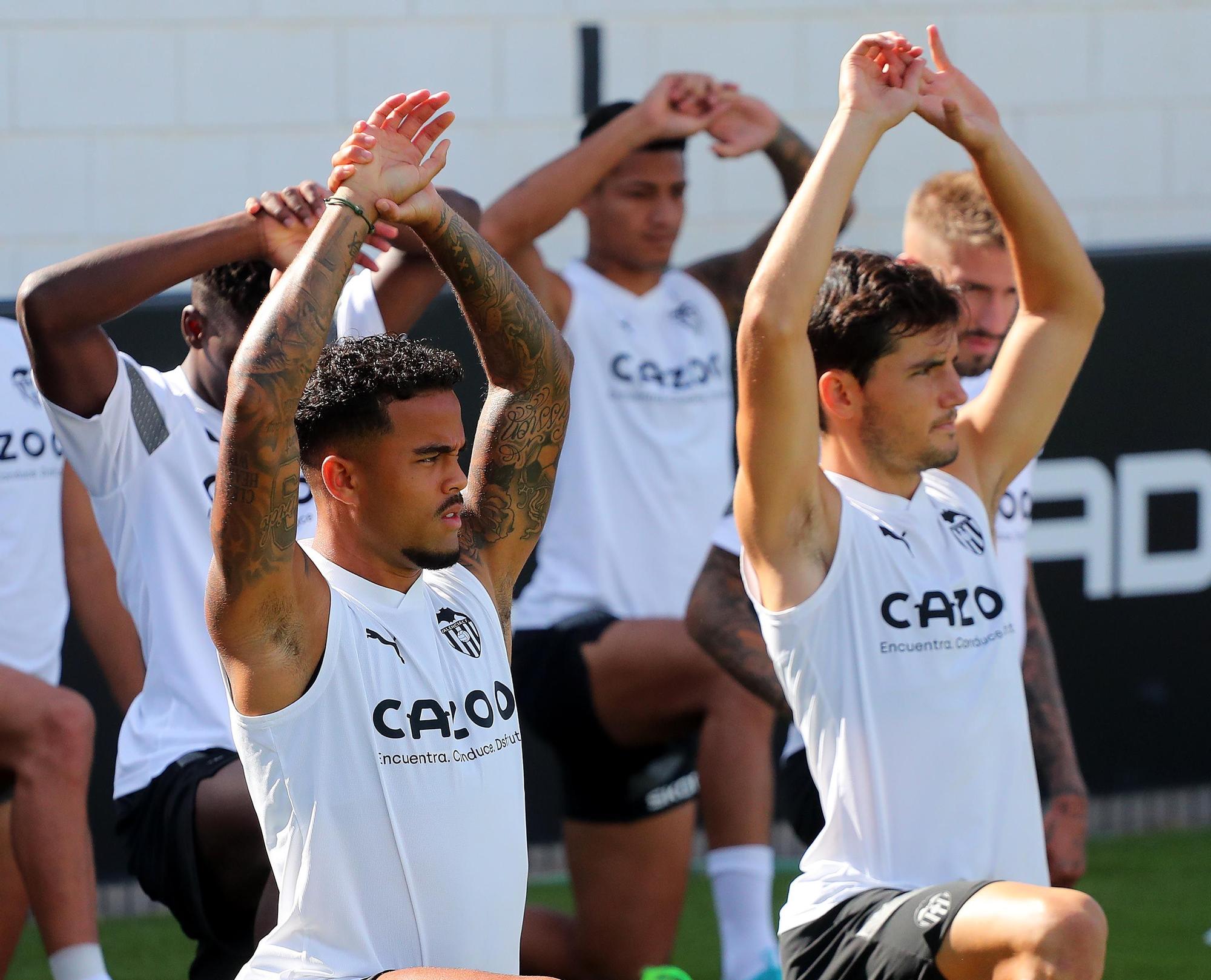 Así ha sido el entrenamiento del Valencia CF de hoy