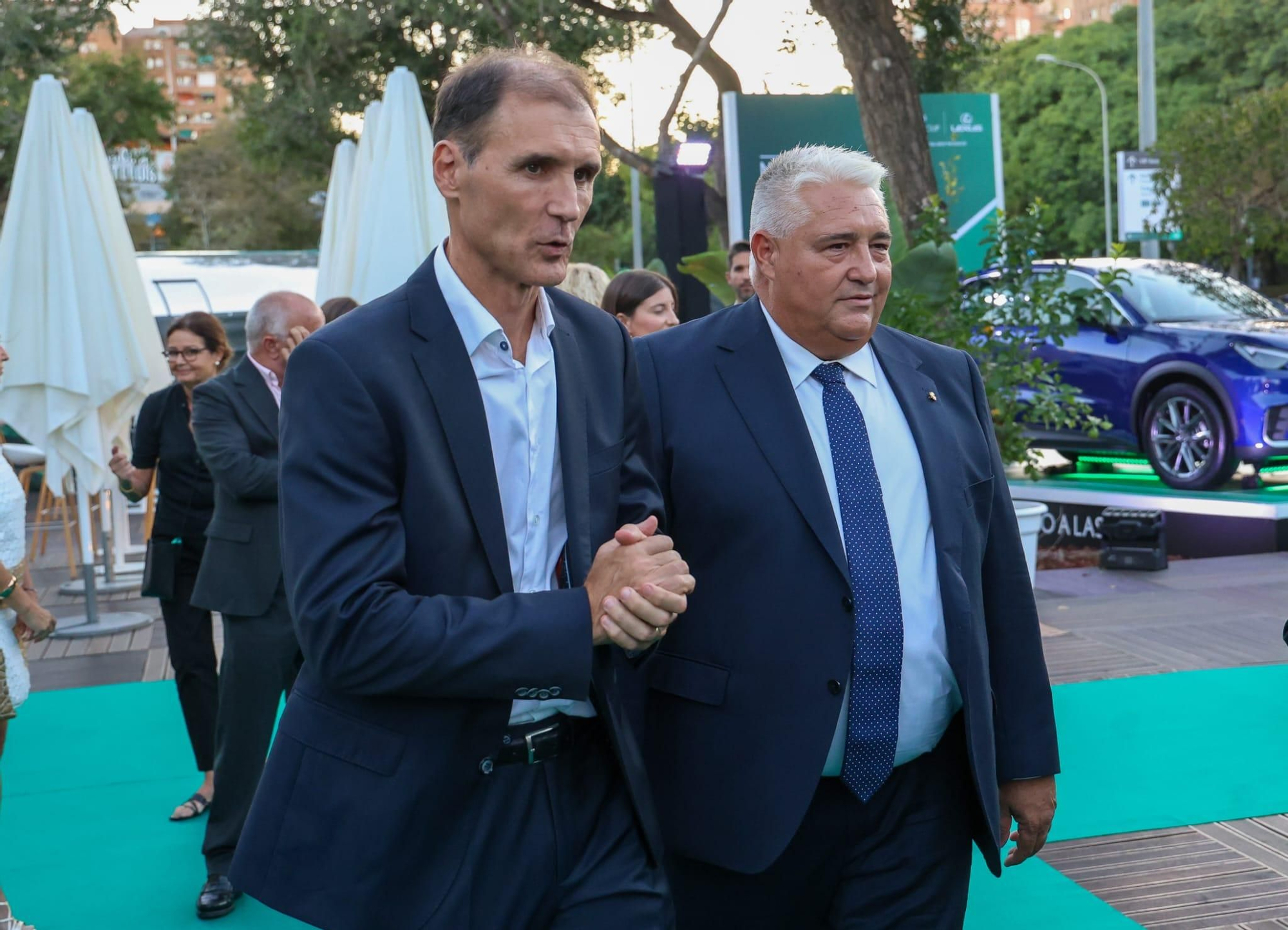 La cena oficial de equipos y autoridades de la Copa Davis en València