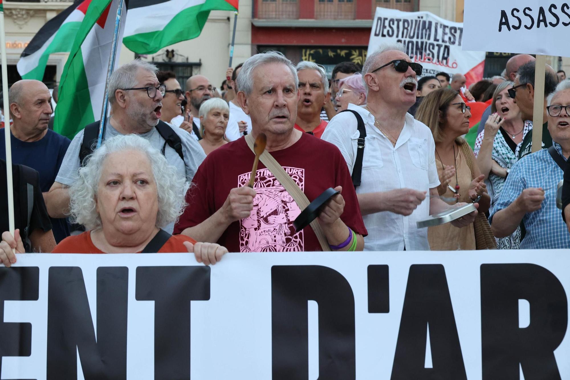 Concentración en Alcoy contra el genocidio en Gaza