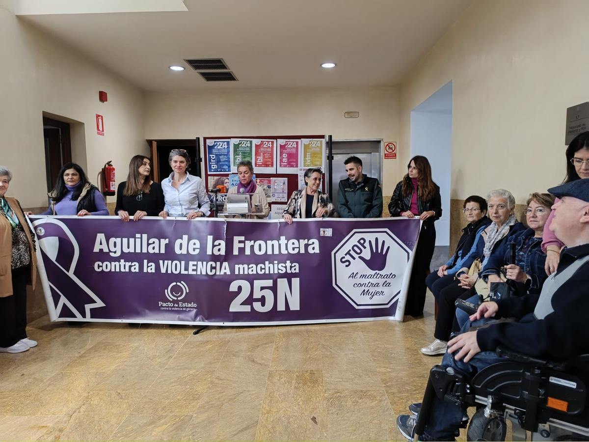 Acto en Aguilar.