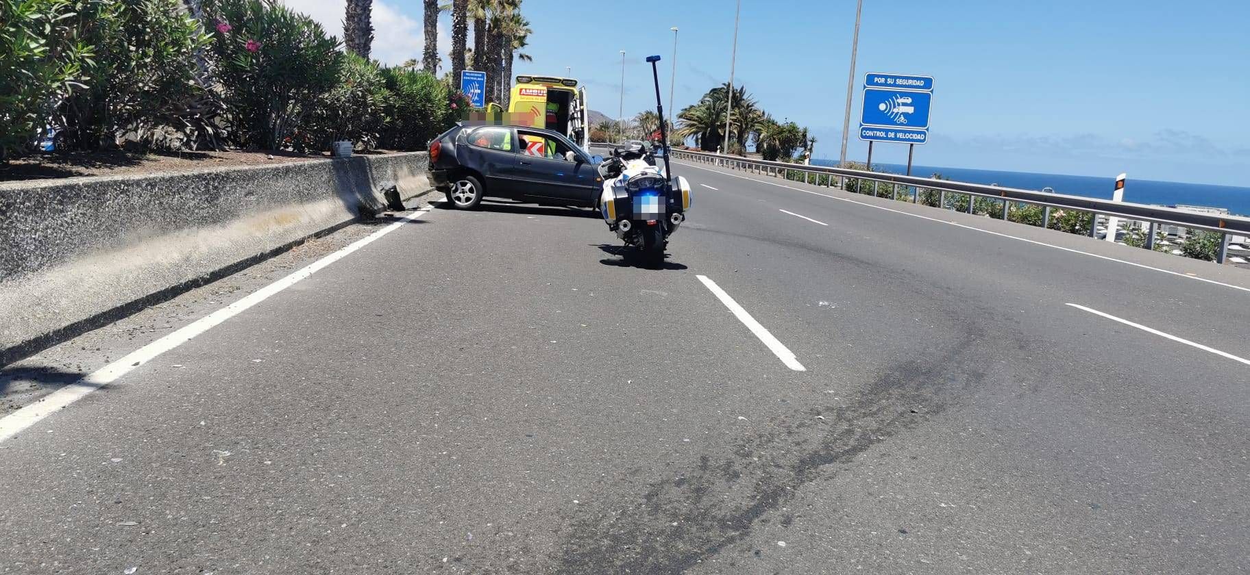 Colisión en la autovía del Norte