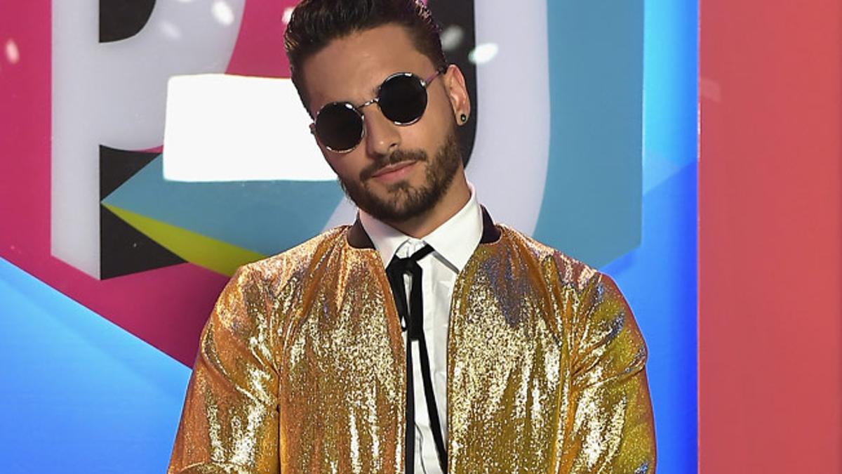 Maluma, de dorado