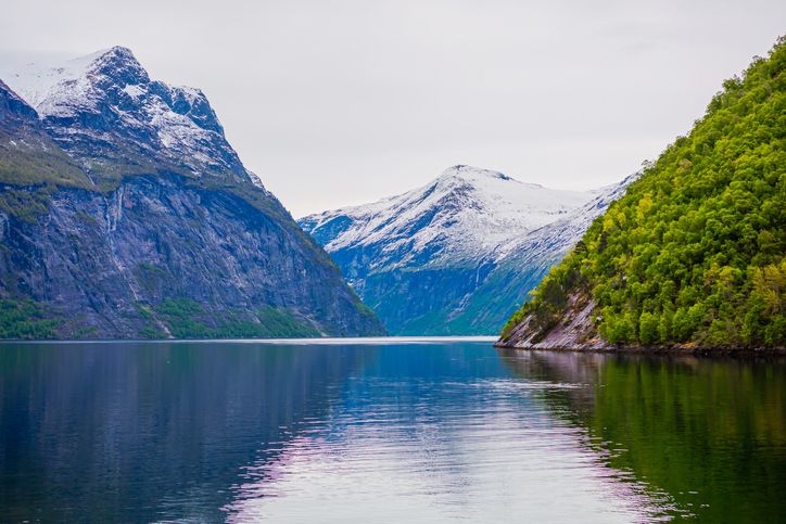 El fiordo Geiranger transmite paz