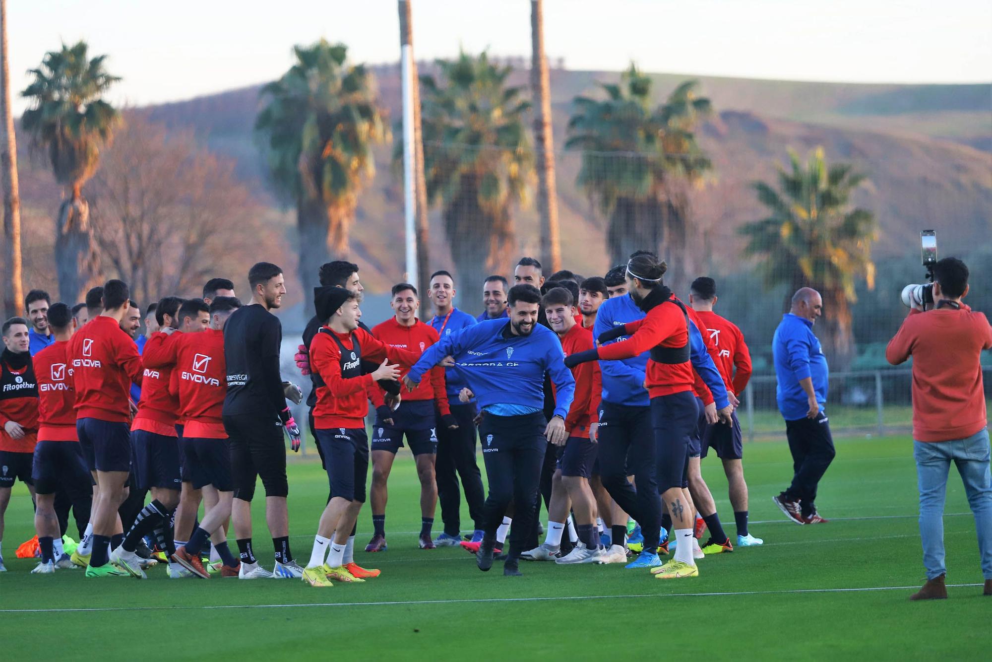 El Córdoba CF regresa la trabajo con el ánimo muy alto