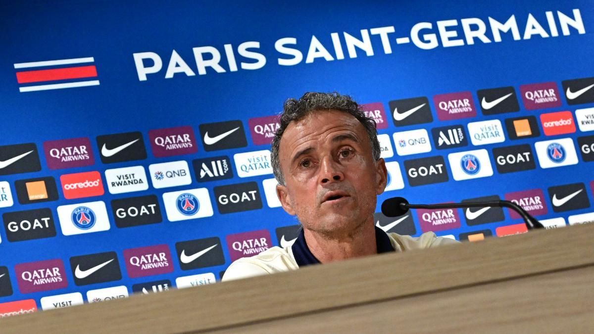 Luis Enrique, en rueda de prensa