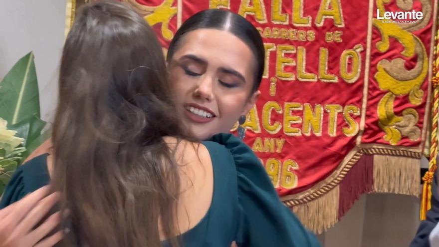 Emoción en el casal de la Falla Castellón-Segorbe tras el nombramiento de Beatriz Blanco como Fallera Mayor de València 2027