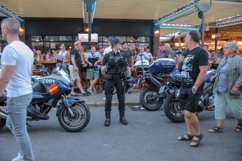 La Policía toma el Bierkönig de Playa de Palma