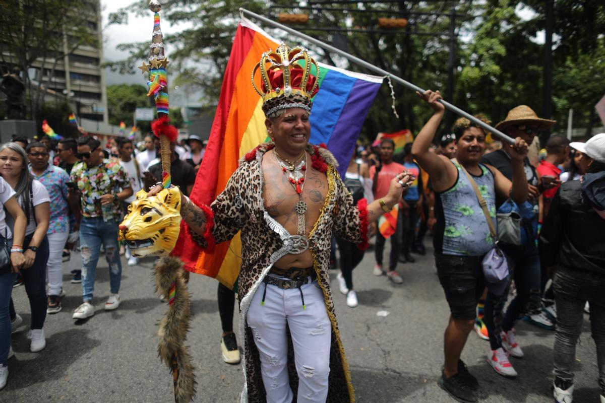 Marcha del Orgullo LGTBI+ en Caracas, Venezuela