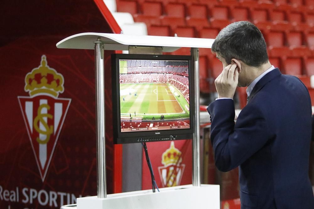 El partido de Copa entre el Sporting y el Valencia, en imágenes