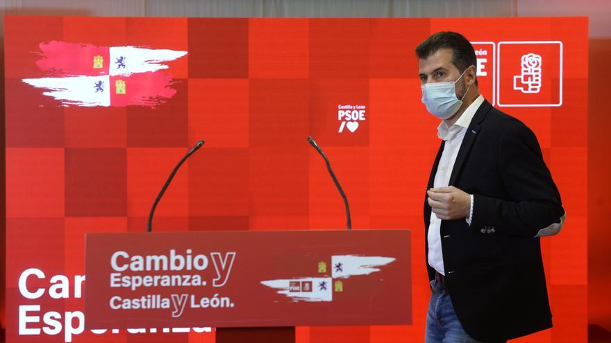 Tudanca sigue poniendo el cordón sanitario a Vox como condición para apoyar la candidatura de Mañueco