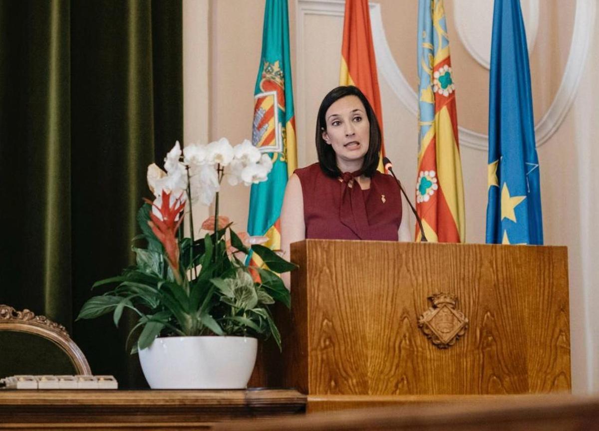 María España es la portavoz adjunta del grupo municipal del PP en Castelló.