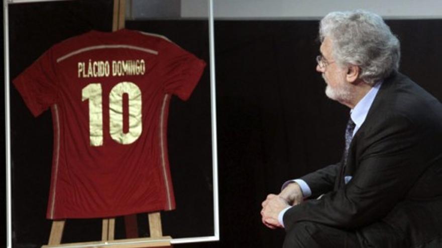 Plácido Domingo recibe la medalla de oro de la RFEF