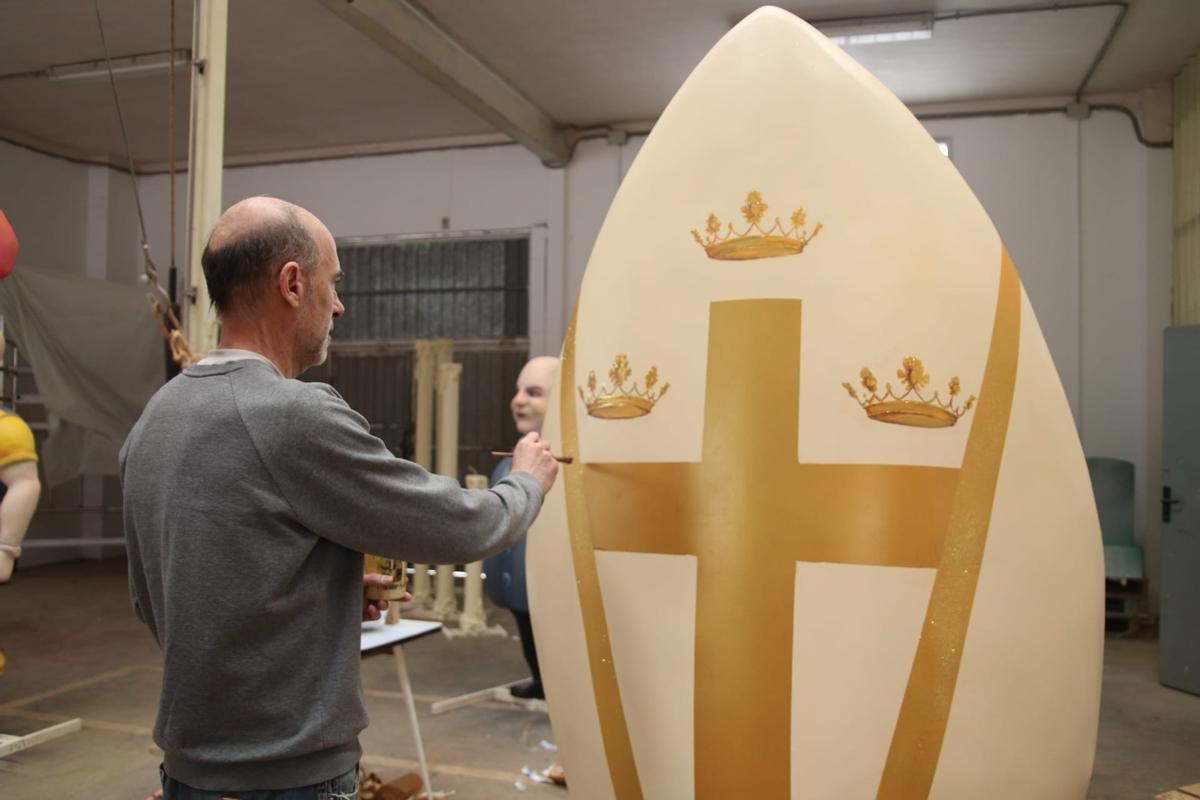 Antonino afronta su primera plantà con ilusión y también con la lógica tensión de quien se enfrenta por primera vez a un reto de estas dimensiones.