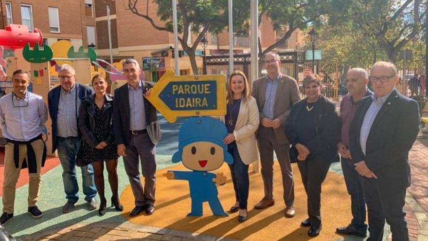 Benalmádena renueva el parque infantil dedicado a la pequeña Idaira