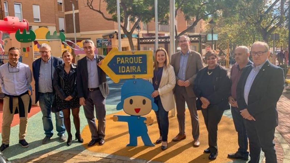 Benalmádena están renovando el parque Idaira.