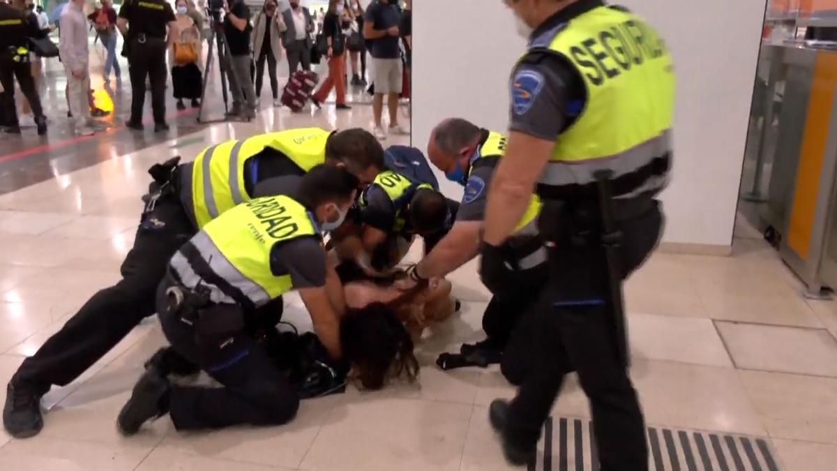 Escena del incidente en Rodalies.