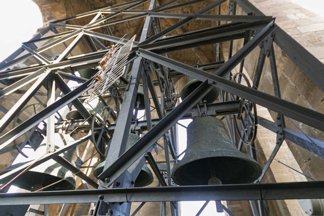 Les fotos del nou sistema de toc al campanar de la Seu