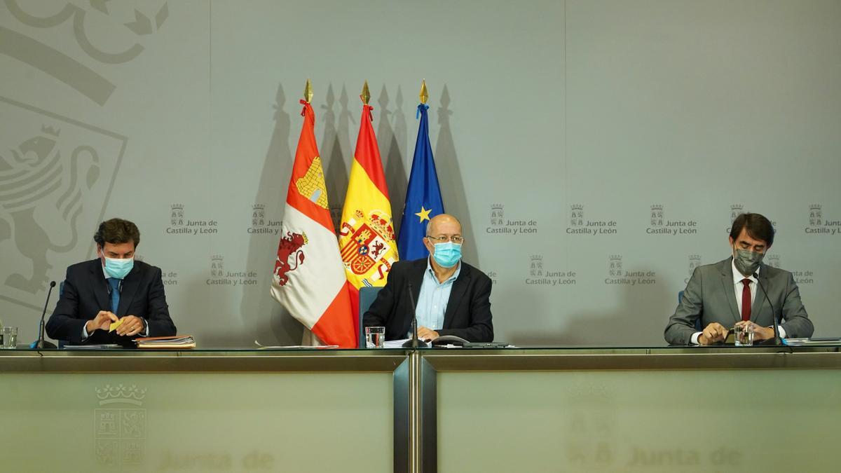 Rueda de prensa tras el Consejo de esta mañana en Valladolid.