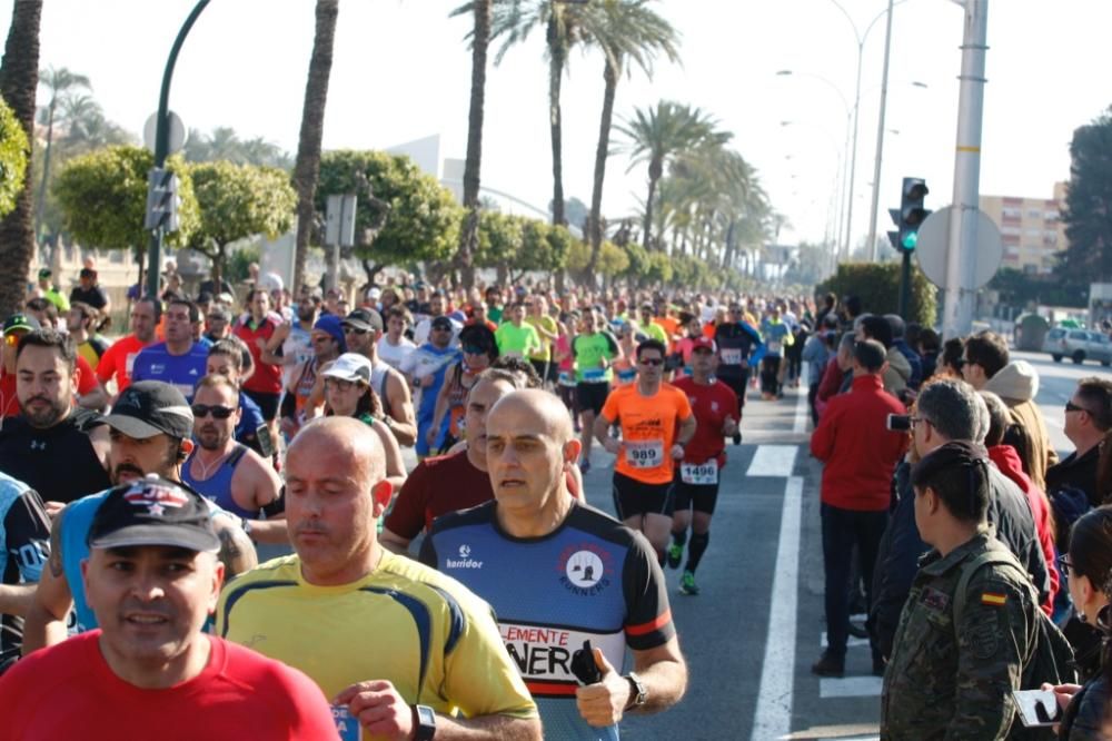 Media Maratón Murcia: Paso por Puente Reina Sofía