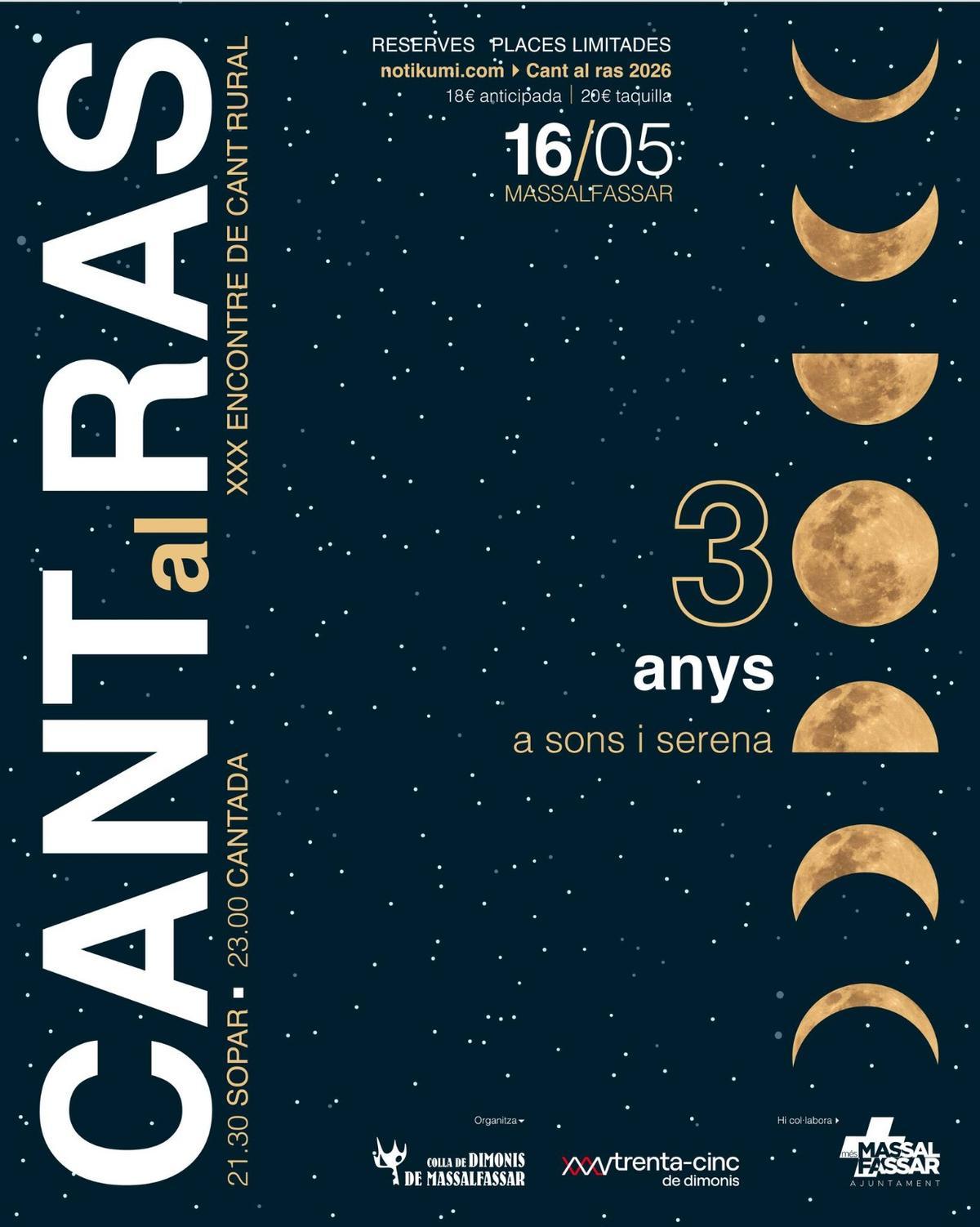 Cant al Ras al seu 30 aniversari.