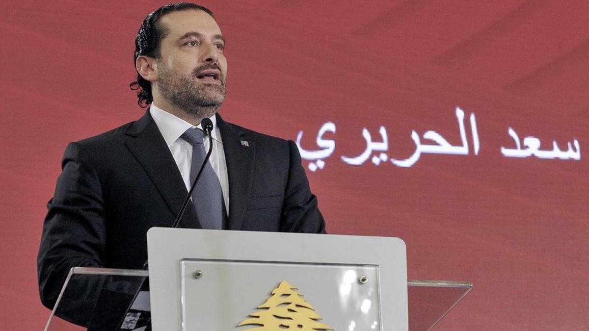 El primer ministro libanés, Saad Hariri.