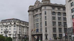 Edificio de la Agencia Estatal de Administración Tributaria en Bilbao, la capital vizcaína.