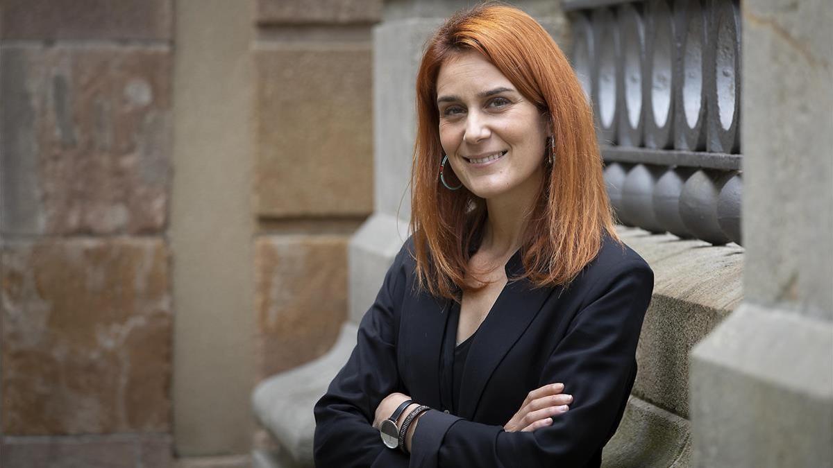 Barcelona 12 05 2021 Politica Entrevista con Jessica Albiach   Presidenta de En Comu Podem en el Parlament de Catalunya    Foto de Ferran Nadeu