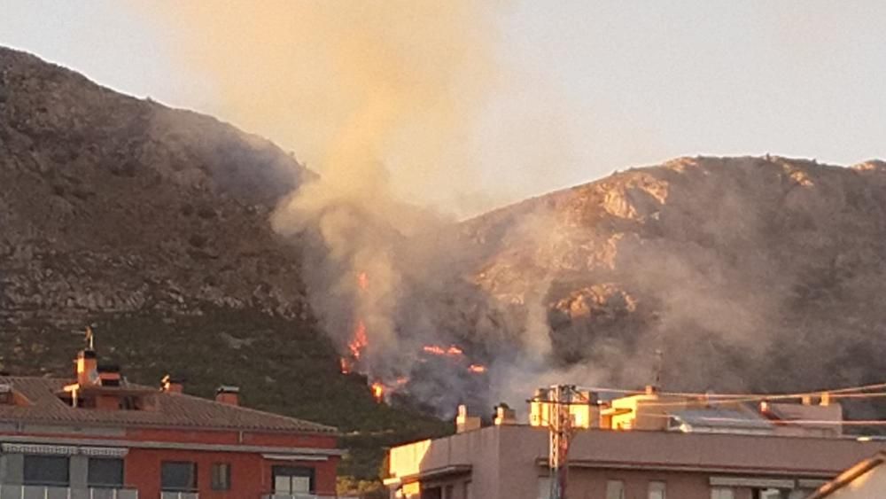 Incendi al Montgrí.