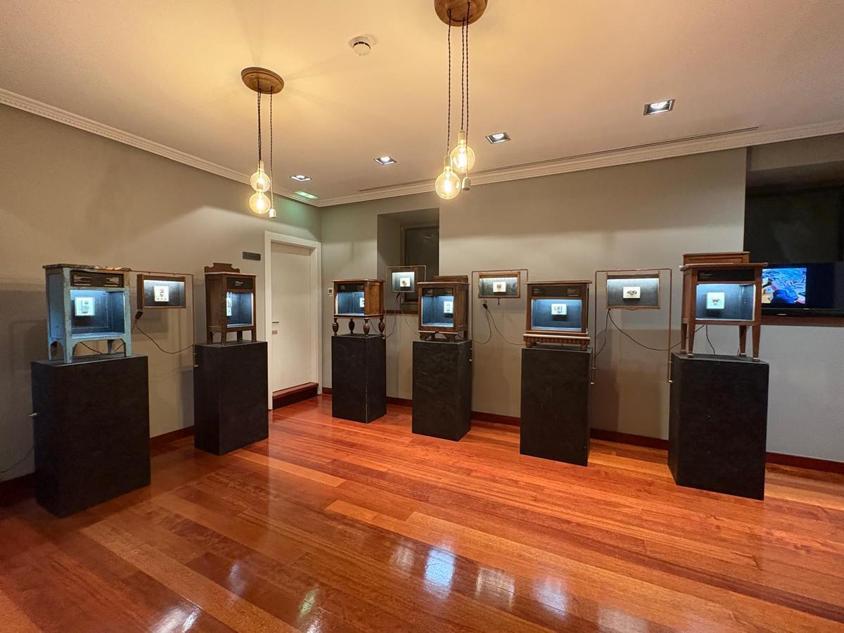 Exposición de Lucas Santiago en el Palacio de Merás.