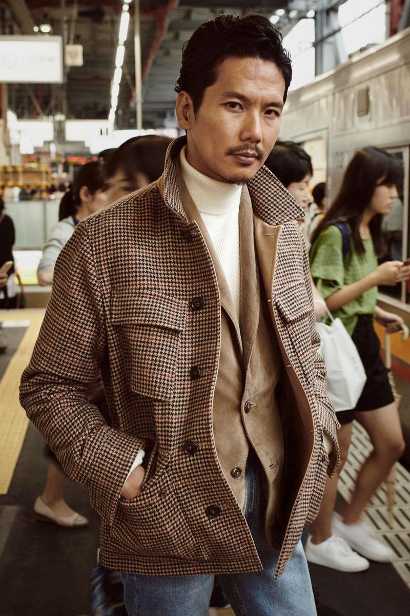 Shuhei Nishiguchi en la nueva campaña de Mango #BeanIcon