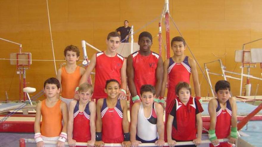 Representantes del equipo balear en el Nacional.