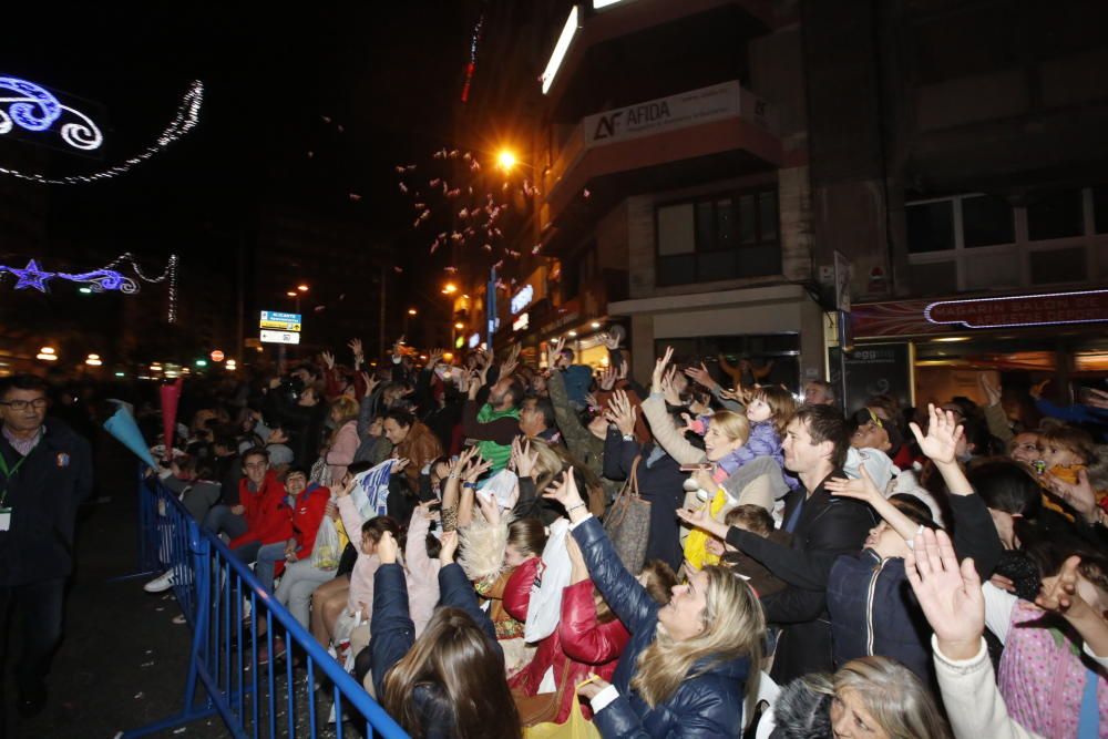 Cabalgata de los Reyes Magos en Alicante.