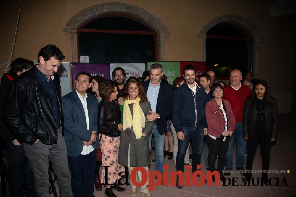 Noche electoral en la sede de Unidas Podemos