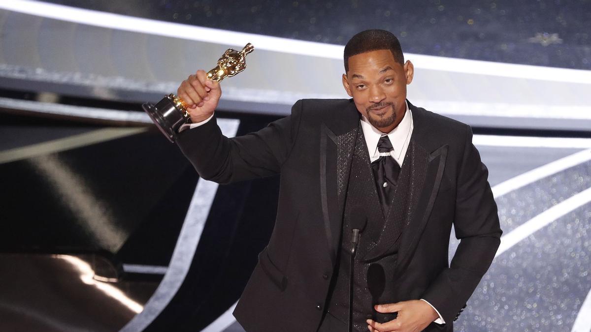 Will Smith con el Oscar.