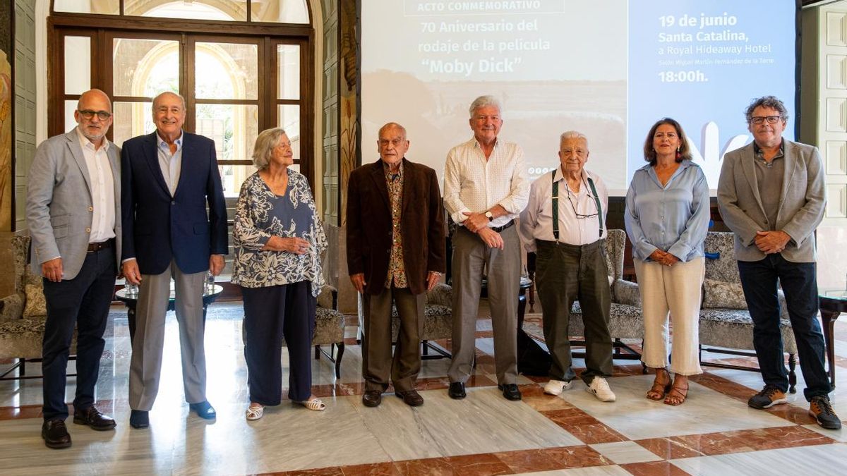Protagonistas locales del rodaje de Moby Dick en su 70 aniversario.