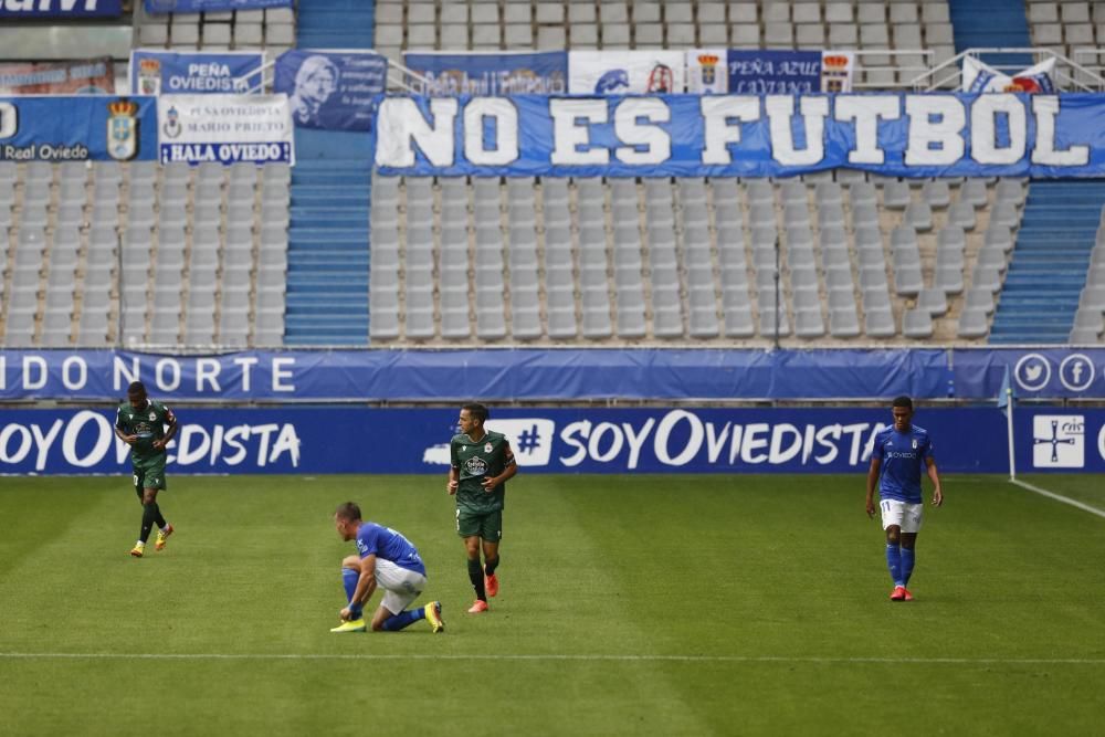 El partido del Oviedo, en imágenes