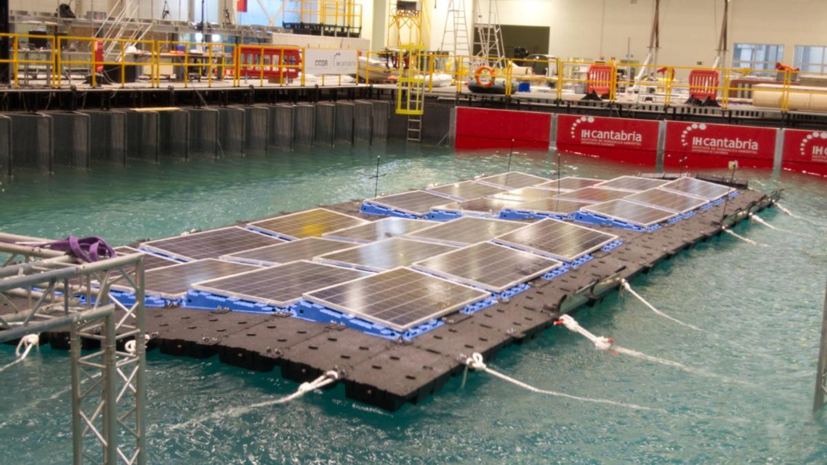 Infraestructura de IH Cantabria, similar a la que el ITC quiere instalar en el Puerto de Las Palmas.