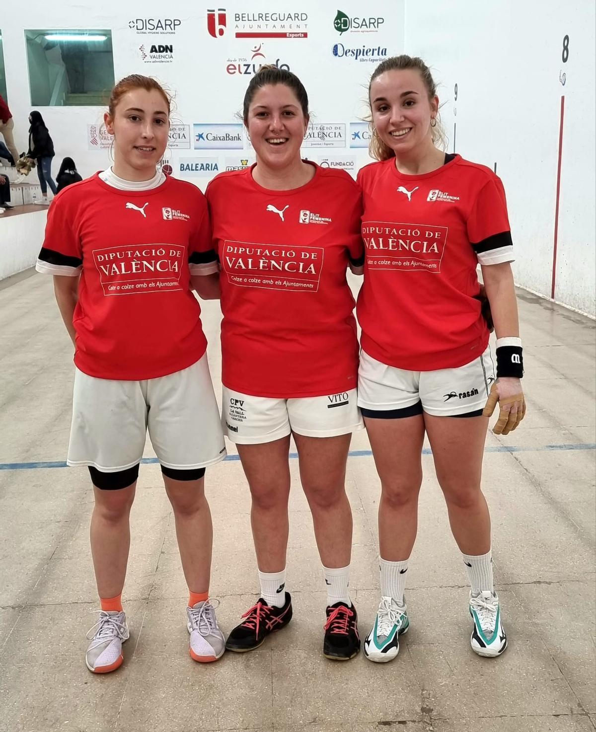Amparo, Fanni i Aida dominen la classificació de la Copa President de la Diputació de València.