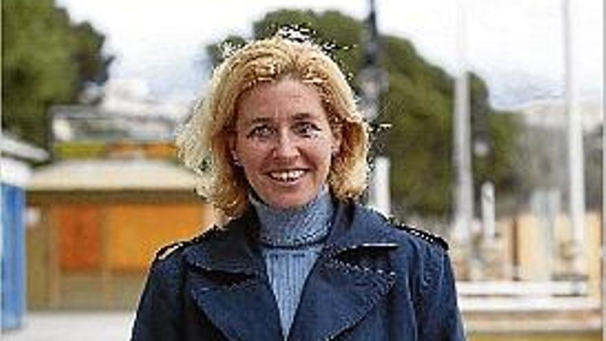 Clàudia Fernández, el 2007, quan es va presentar a les municipals.